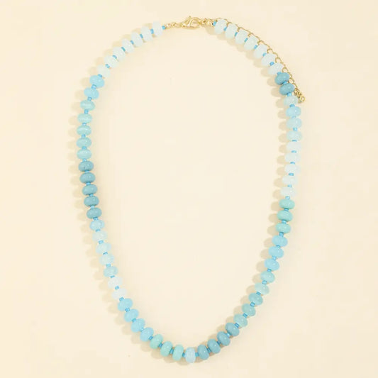 Blue Beaded Necklace