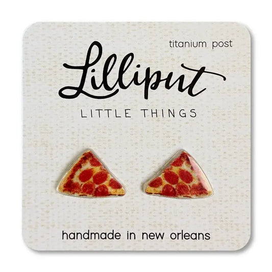 Pizza Earrings