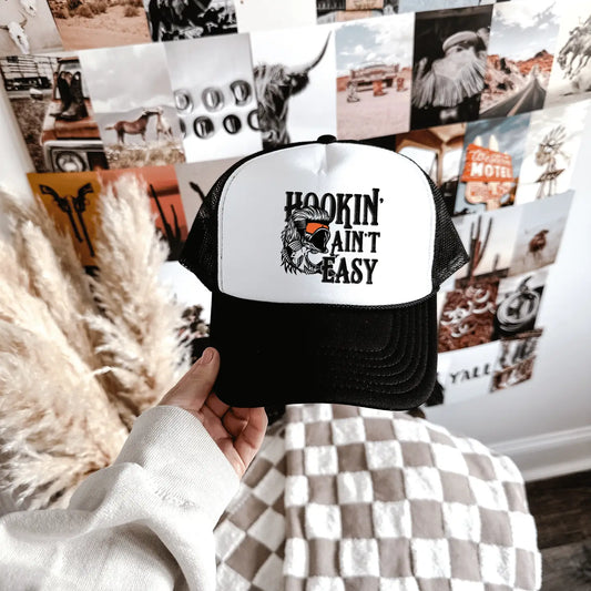 Hookin Ain't Easy Baseball Cap