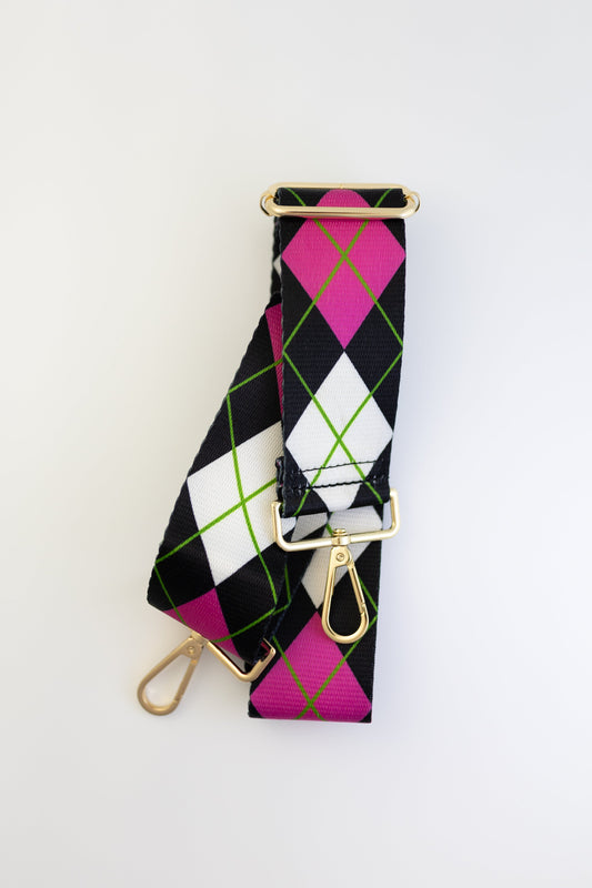 Love of Argyle Pink Strap