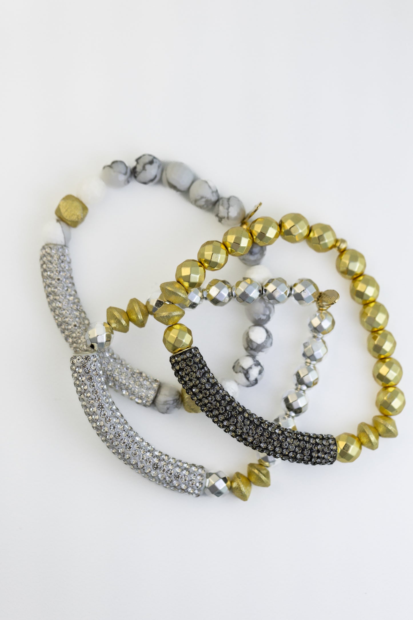 Wrist Candy Gold Black Bracelet