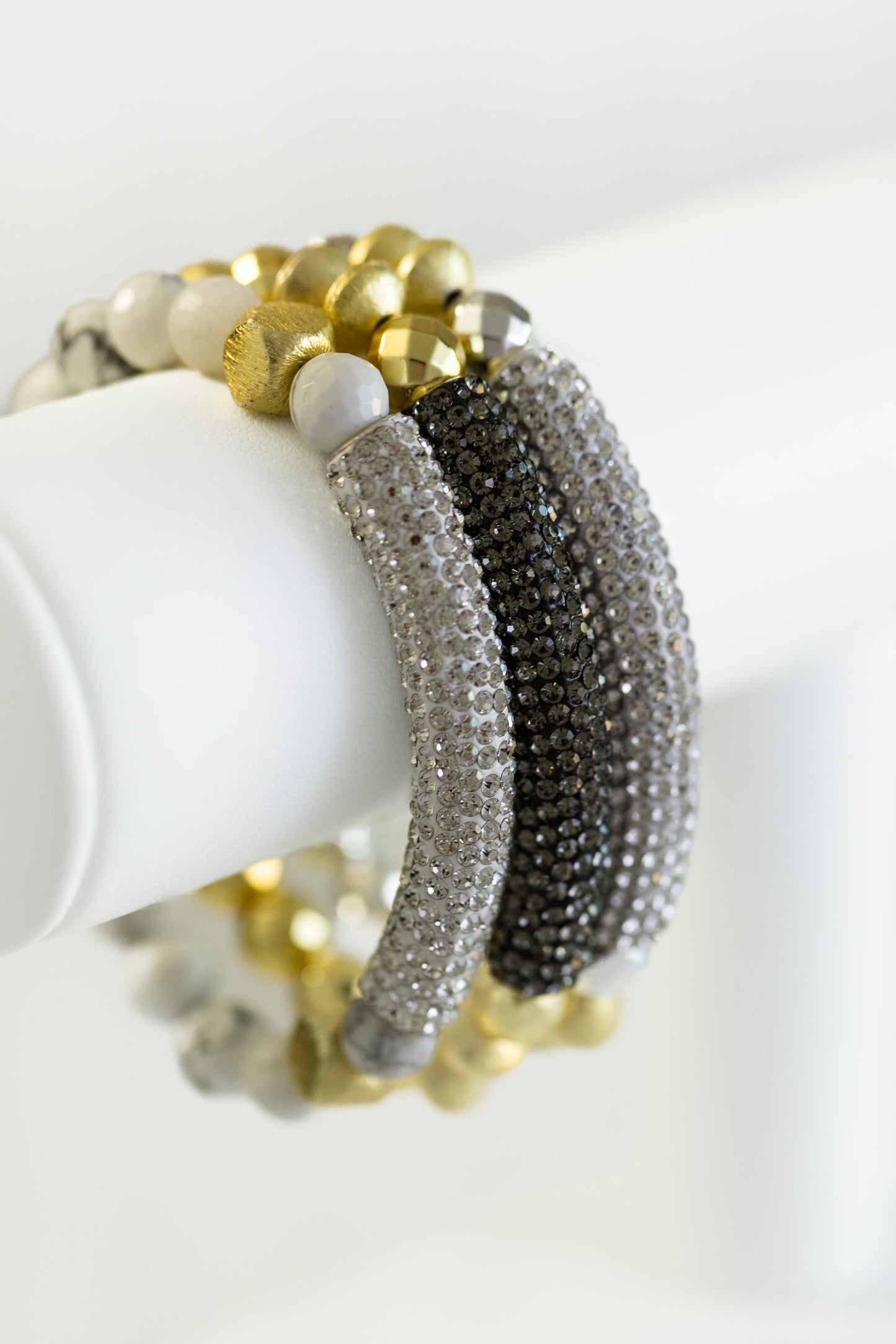 Wrist Candy Gold Black Bracelet