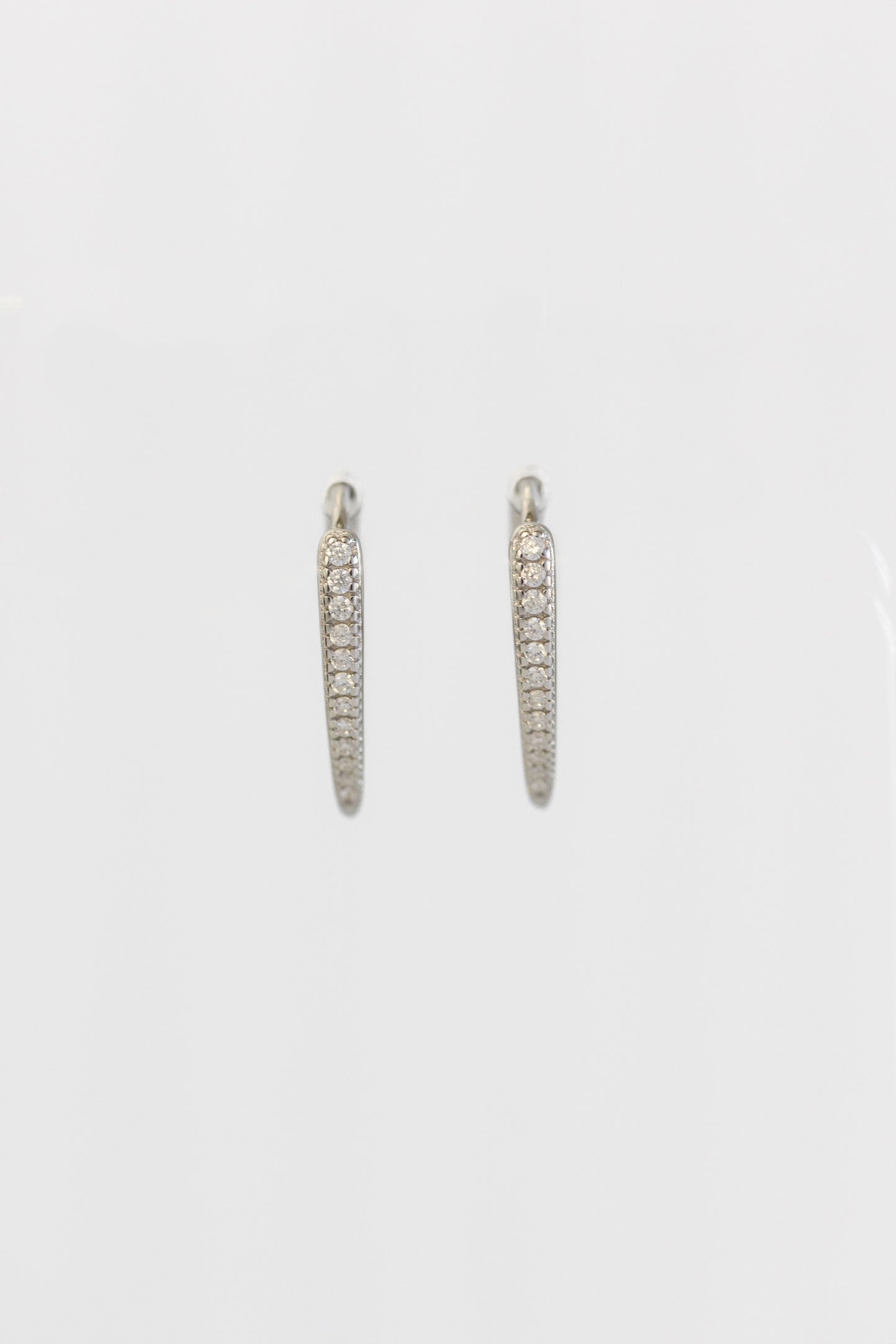 Fantasy Silver Huggie