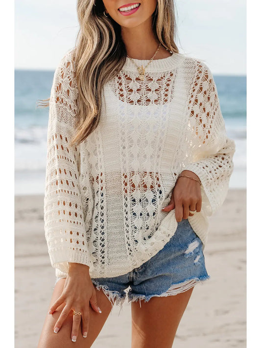 Hollow Out Knit Top