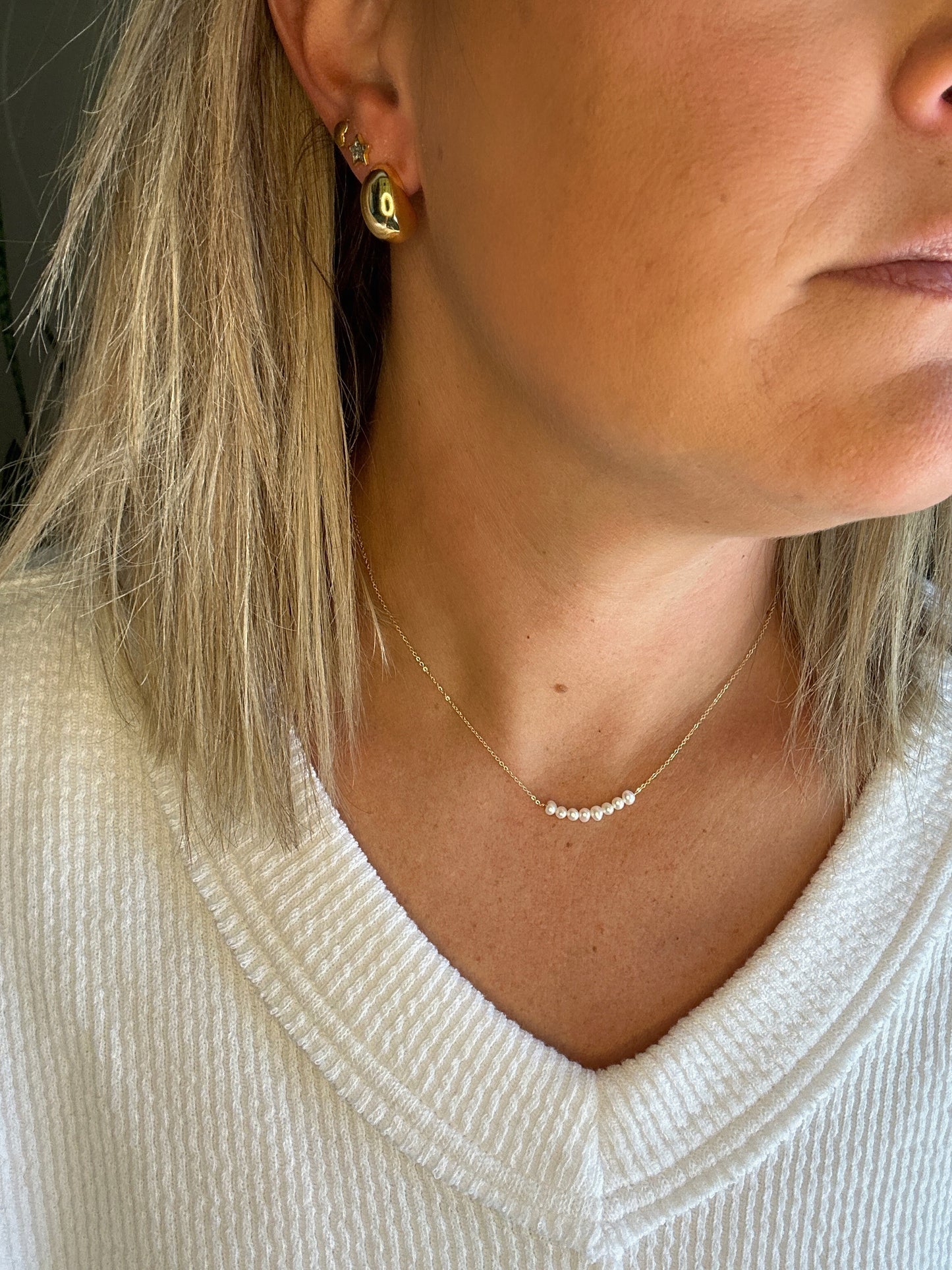 Oceanside Pearl Necklace