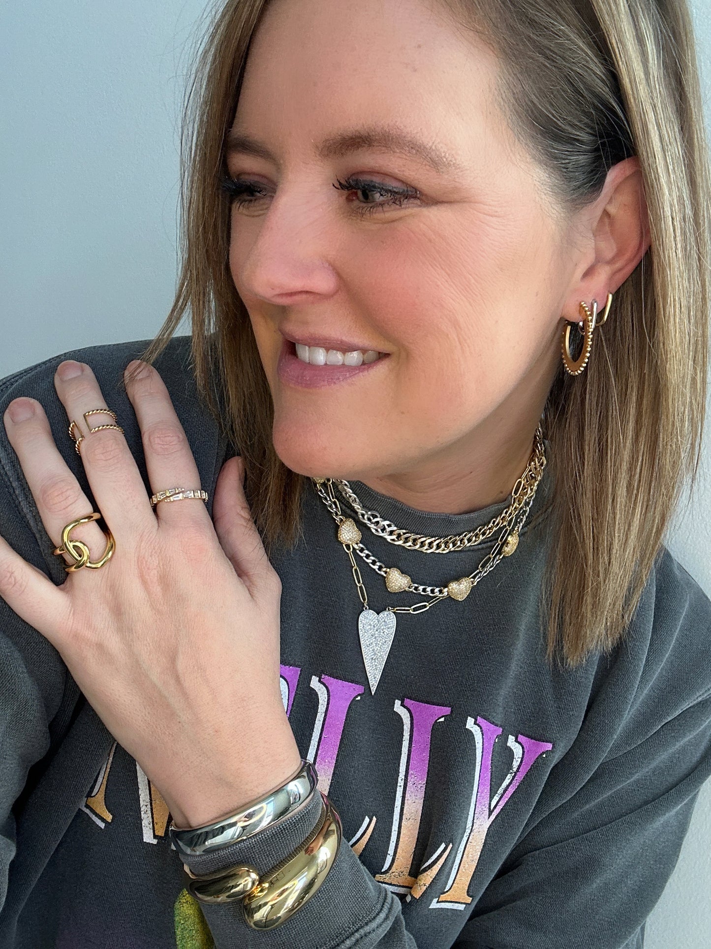 Gold Hinged Bracelet