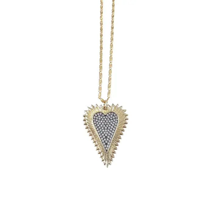 Black Heart Necklace