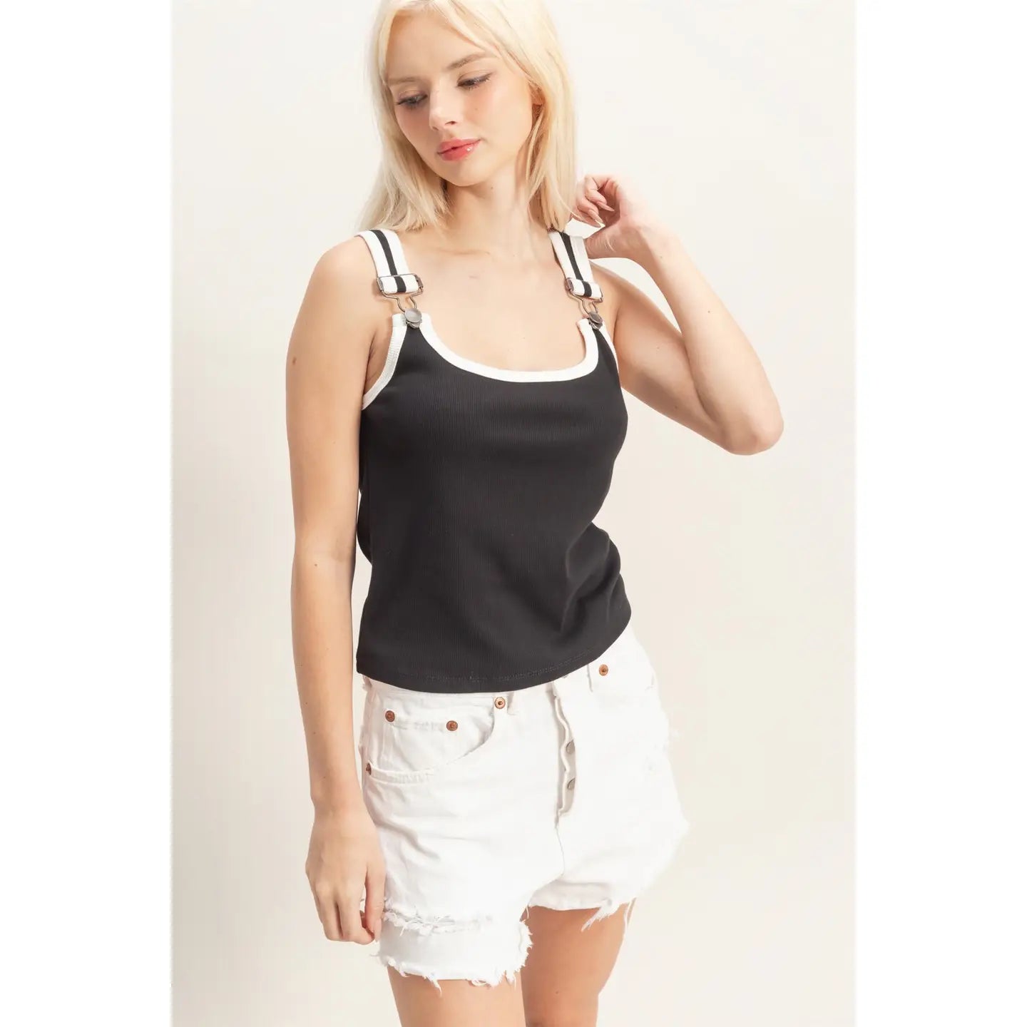 Buckle Strap Tank Top