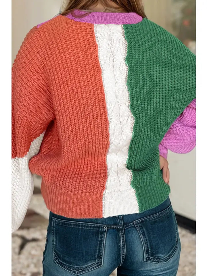 Color Block Sweater