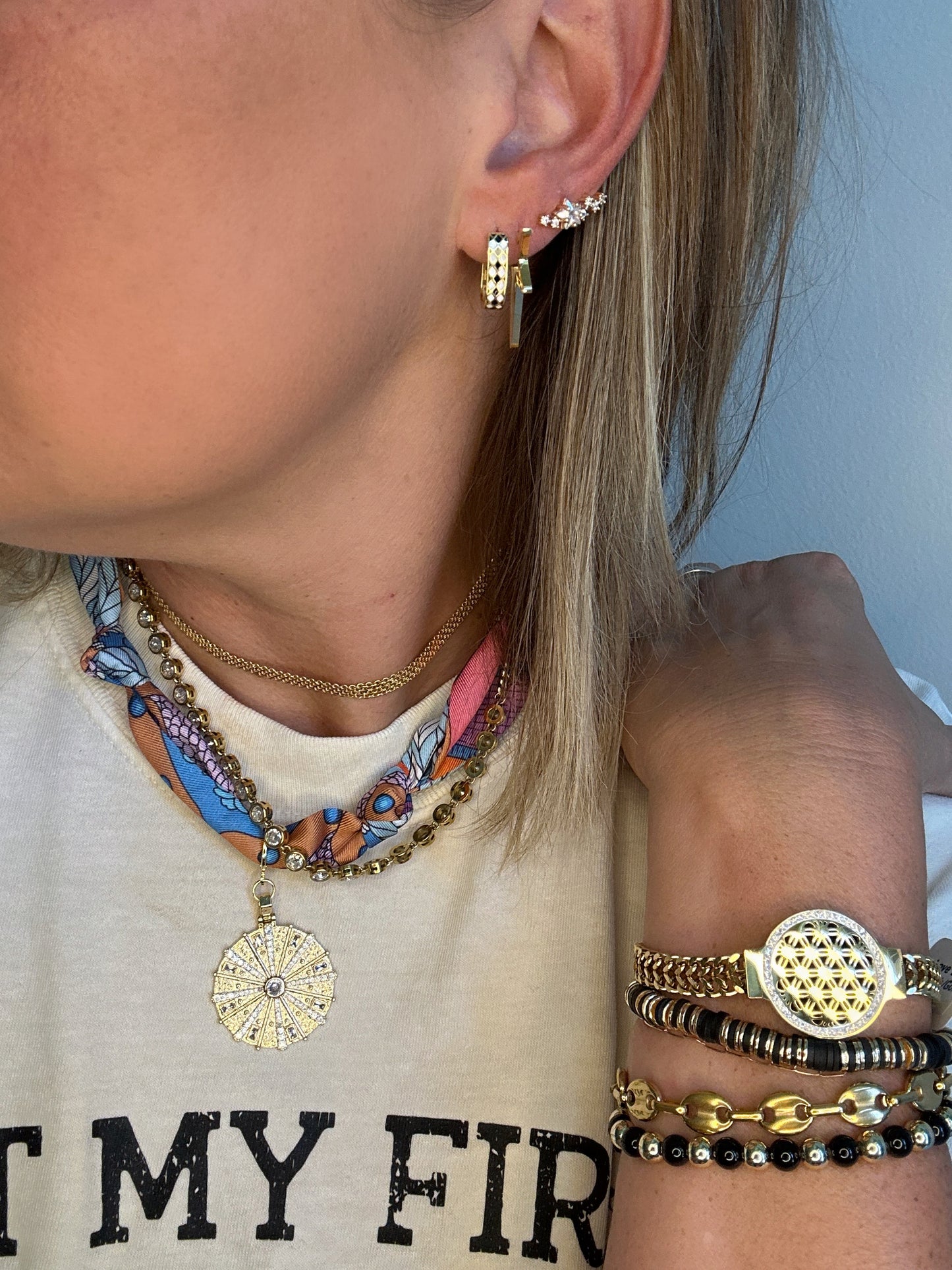 Gold Star Studs