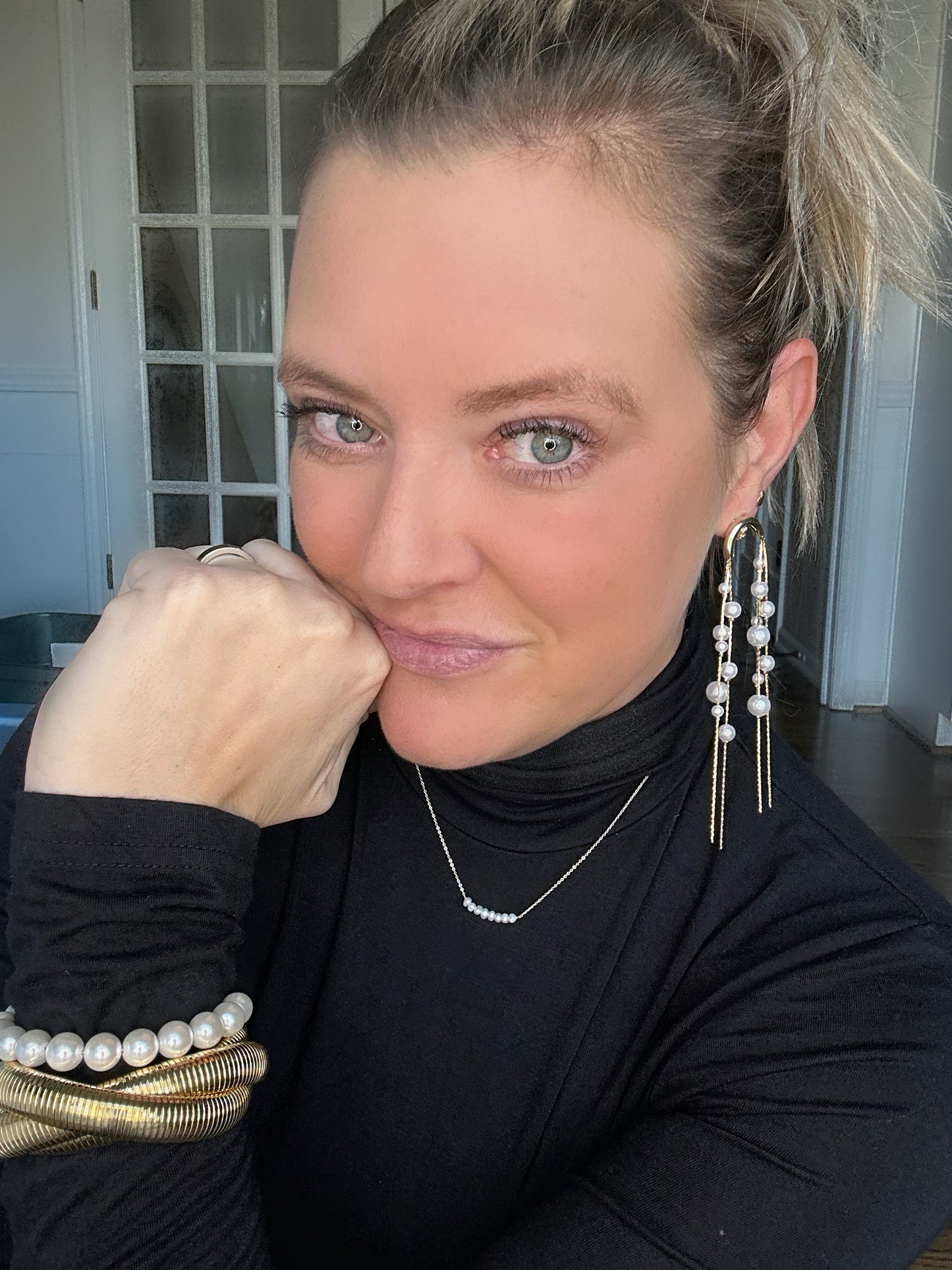 Raining Pearls Earring