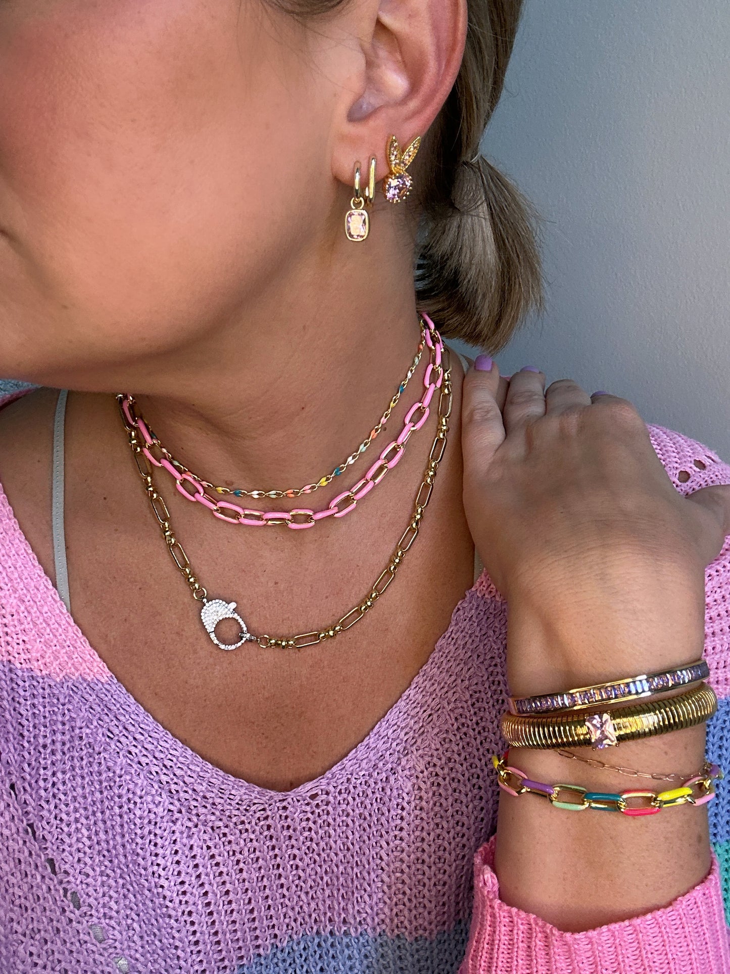 Lobster Claw Necklace