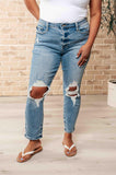 Frankie High Waist Distressed Boyfriend Jeans (FINAL SALE ITEM)