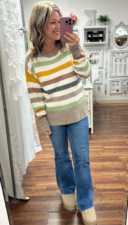 Harvest Stripes Sweater