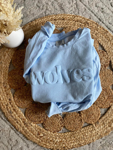 Wolves Puff Print Sweatshirt (Pre-Order)