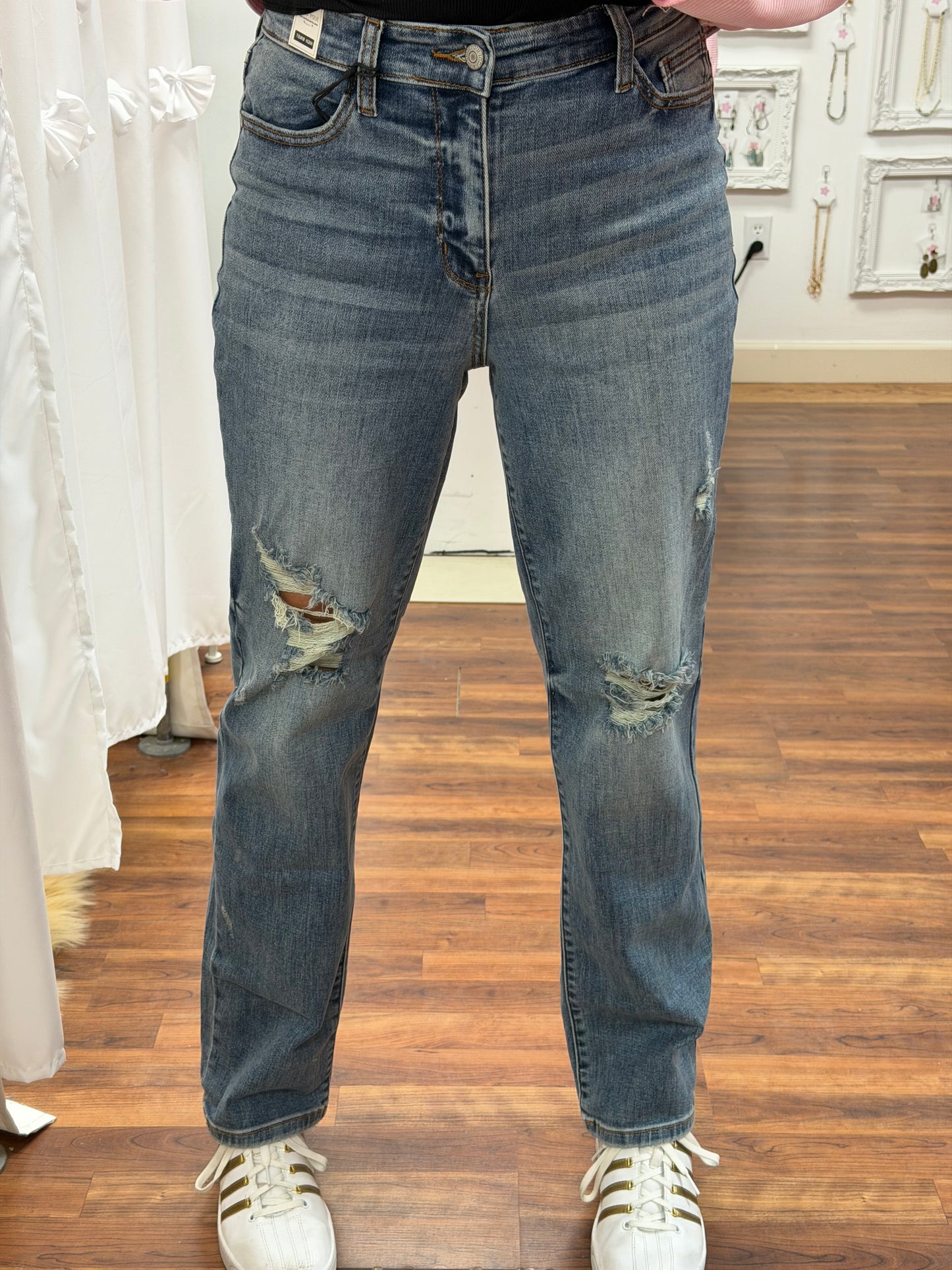 Ripped Dad Judy Blue Jeans