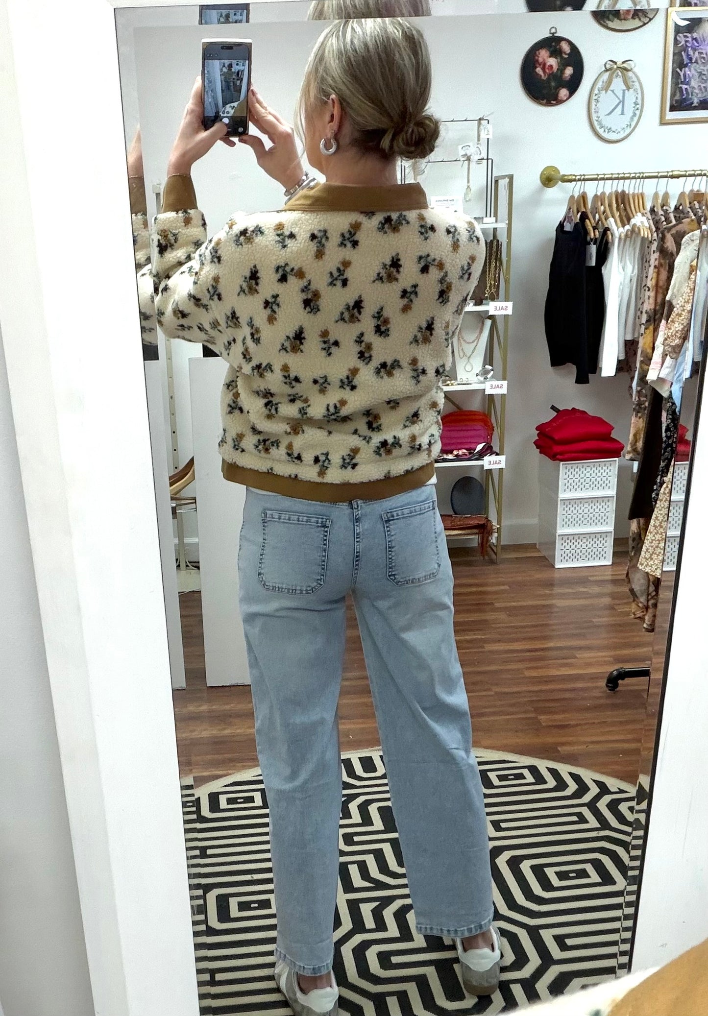 Drawstring Barrel Jeans