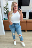 Frankie High Waist Distressed Boyfriend Jeans (FINAL SALE ITEM)