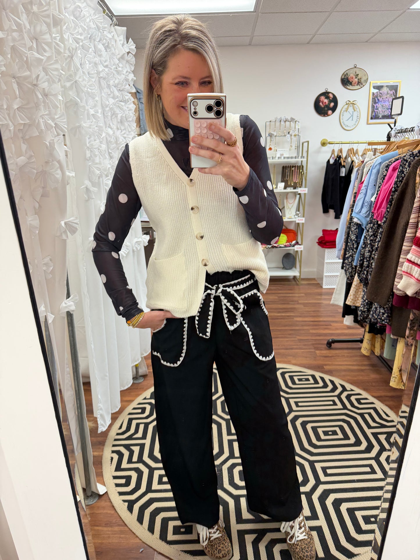 Polka Dot Sheer Bodysuit