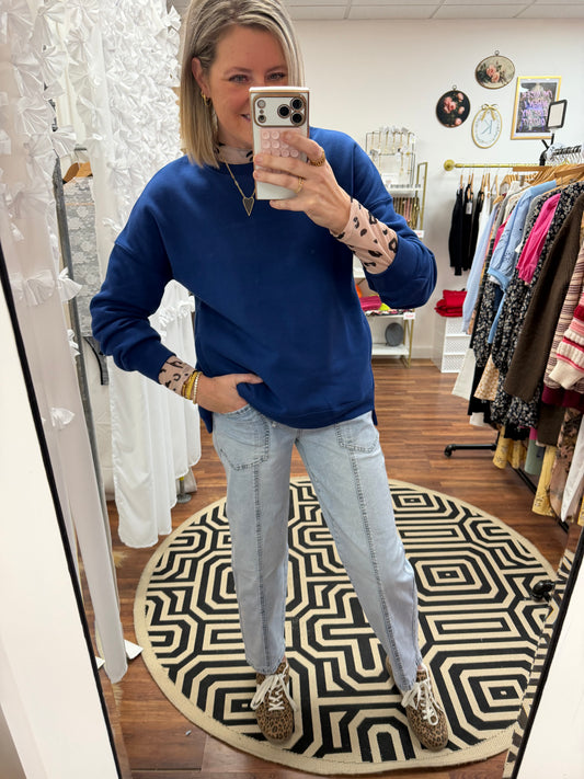 Hi Low Boyfriend Sweatshirt