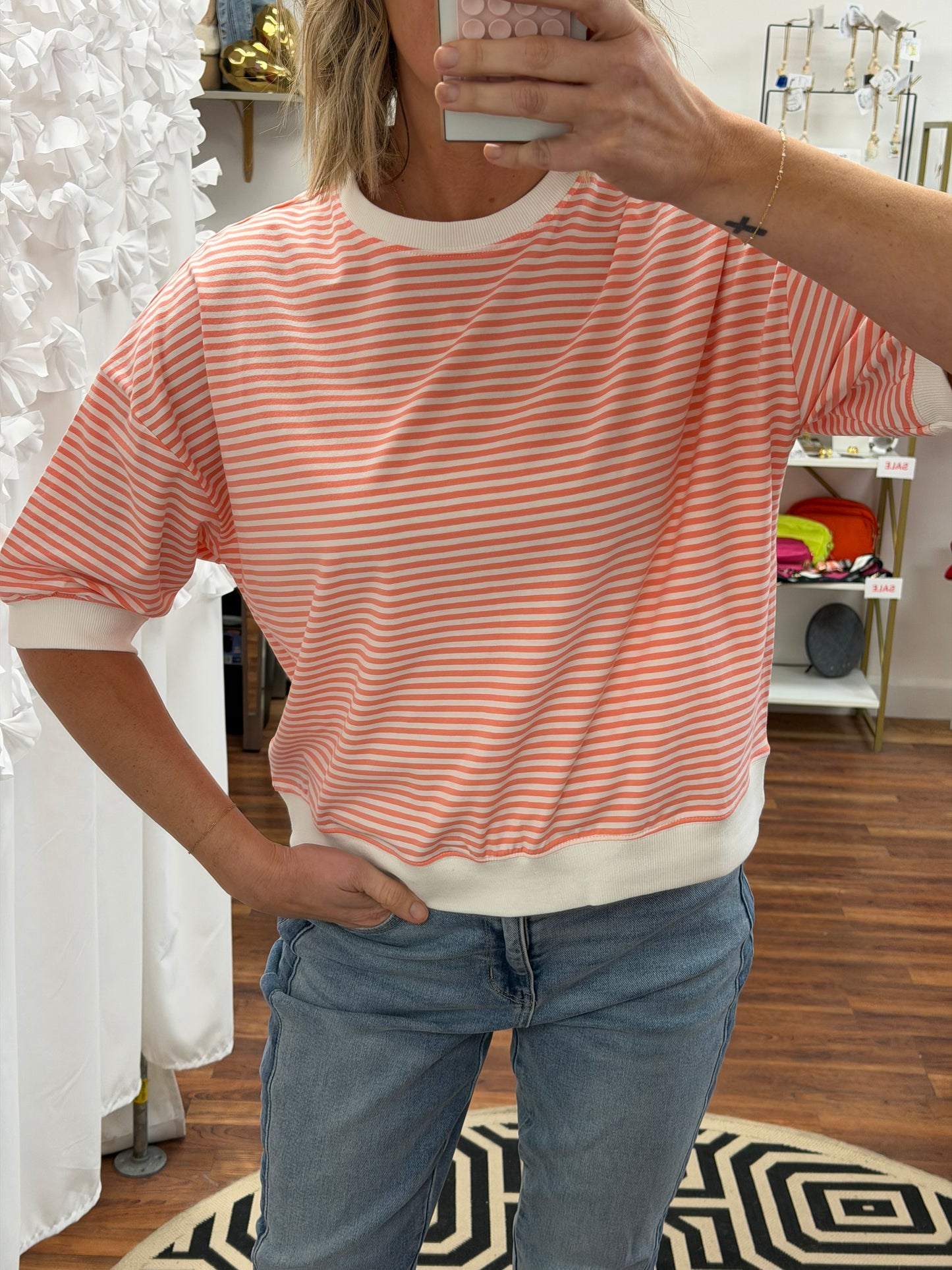 Stripe Stretch Shirt