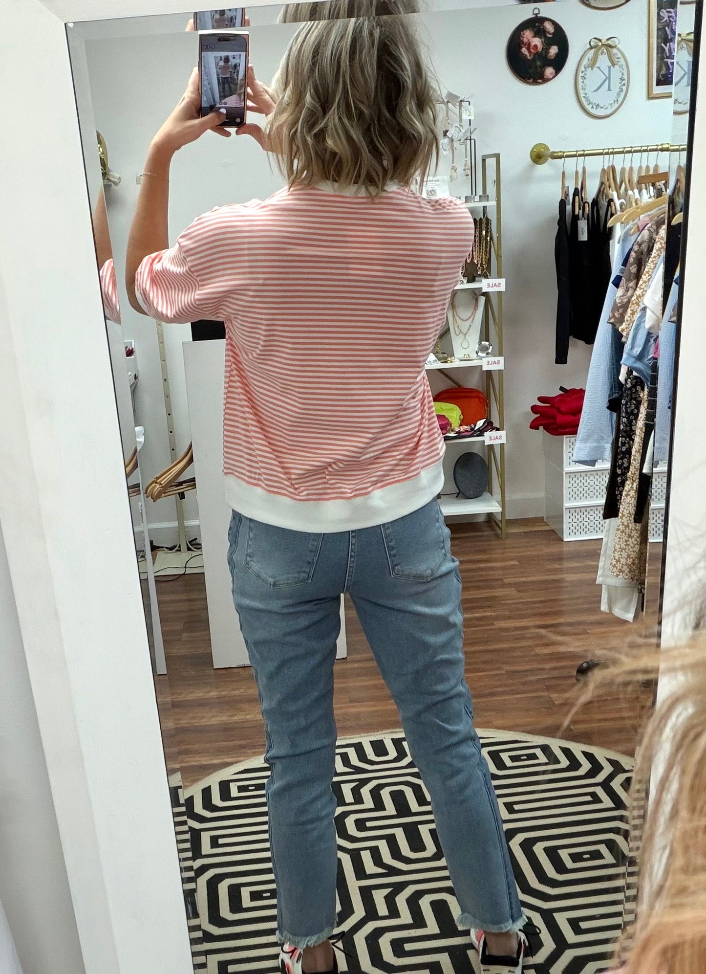 Stripe Stretch Shirt