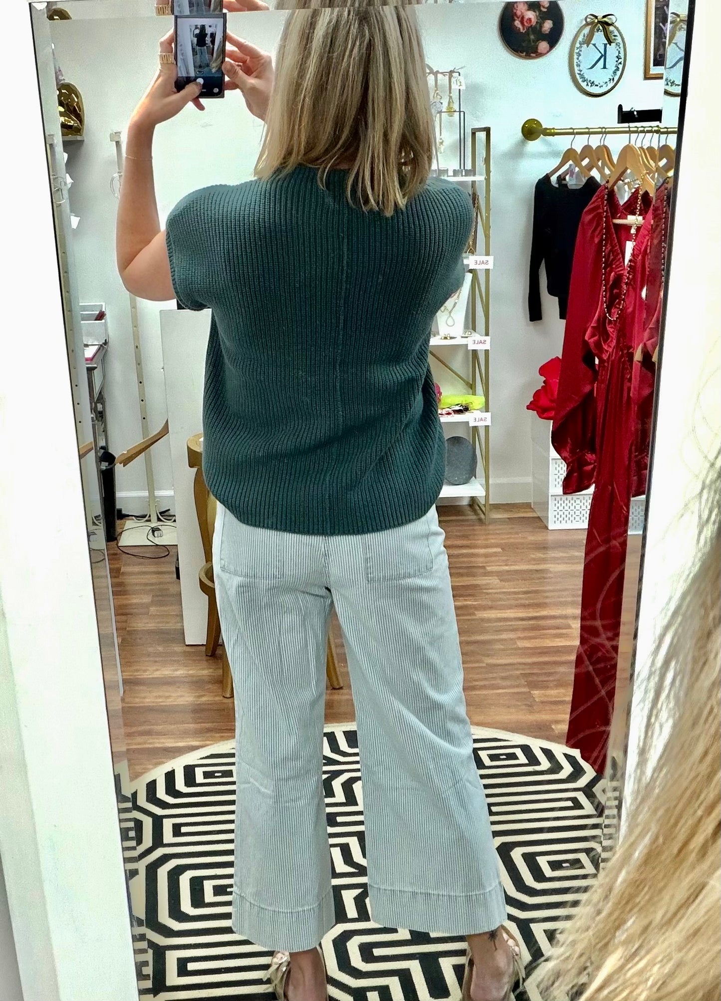 Stripe Front Pocket Jeans