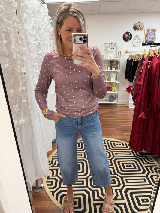 Ankle Length Barrel Jeans