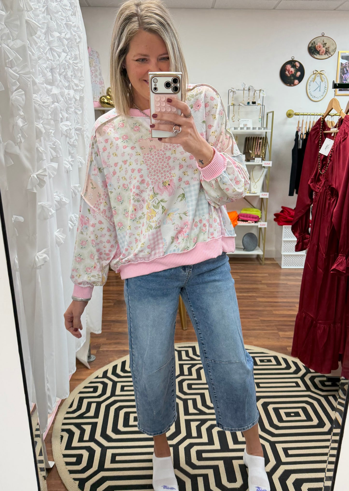 Ankle Length Barrel Jeans