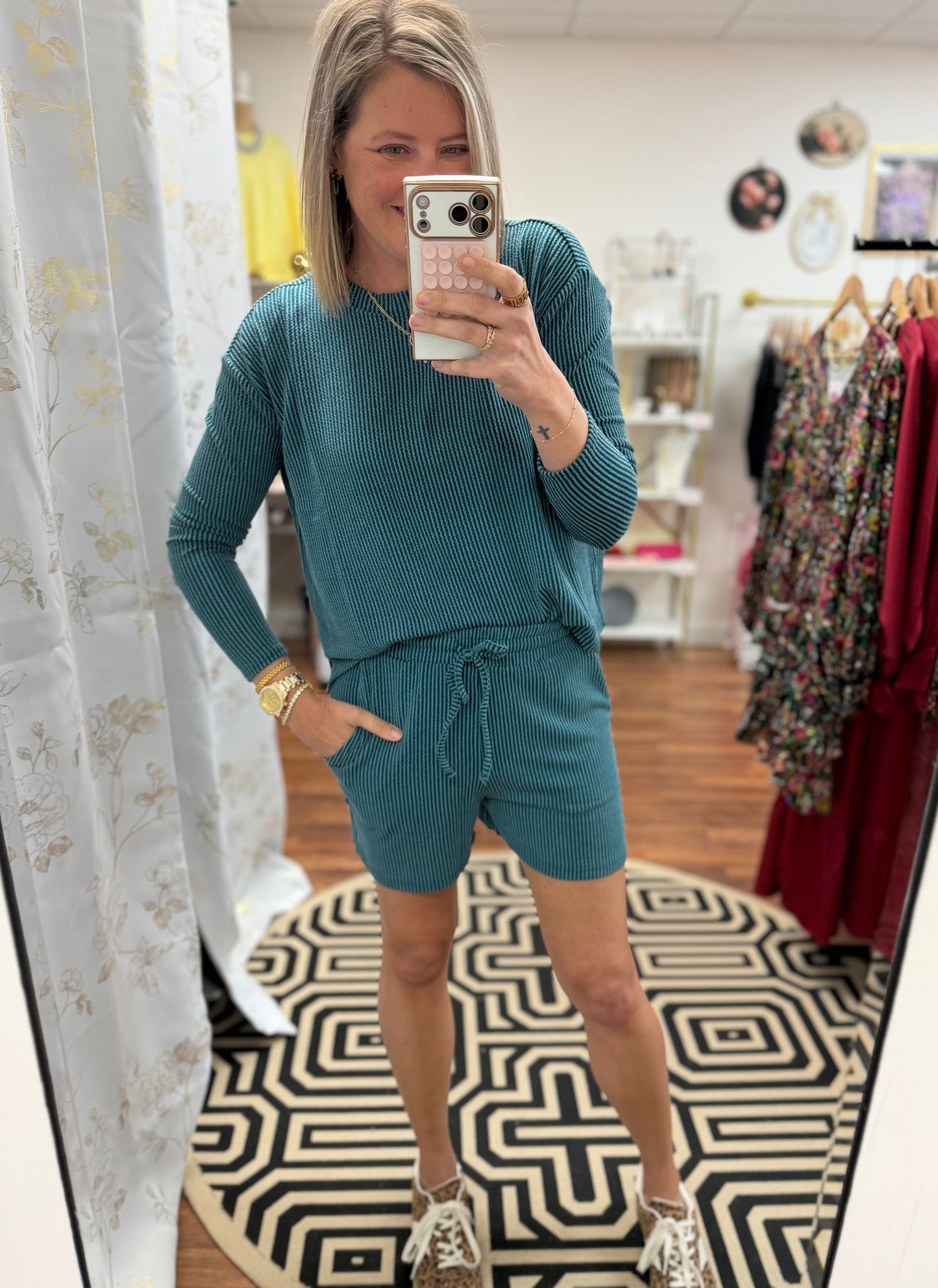 Teal Matching Set