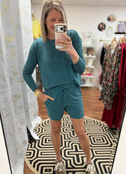 Teal Matching Set
