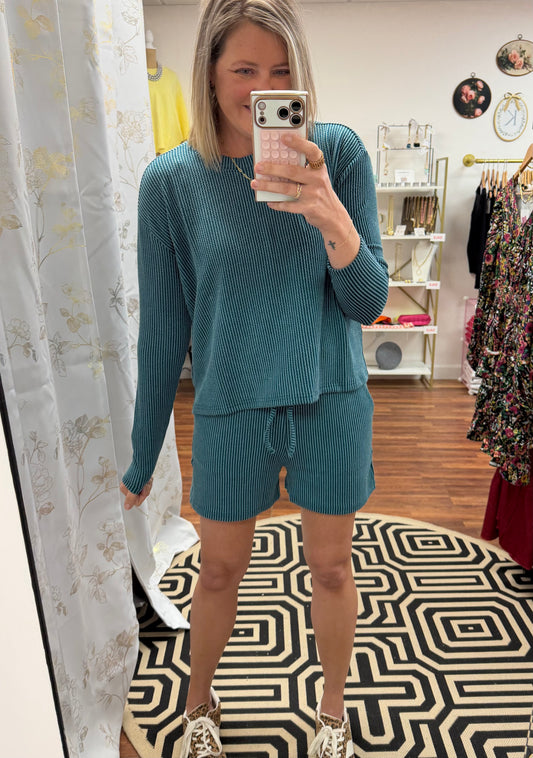 Teal Matching Set