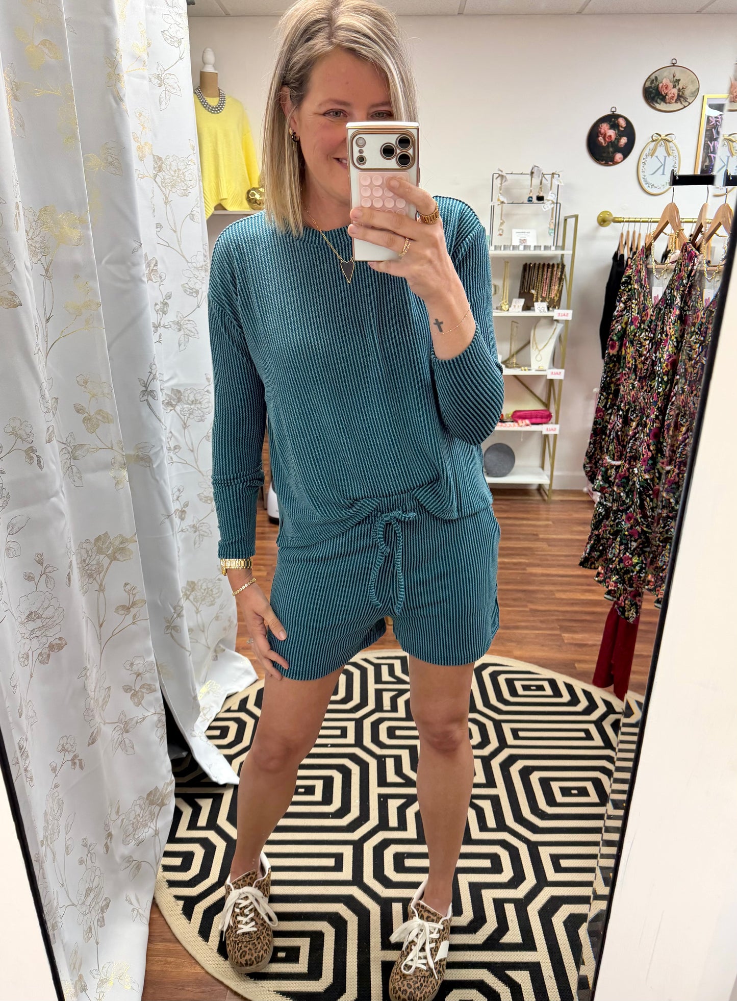 Teal Matching Set