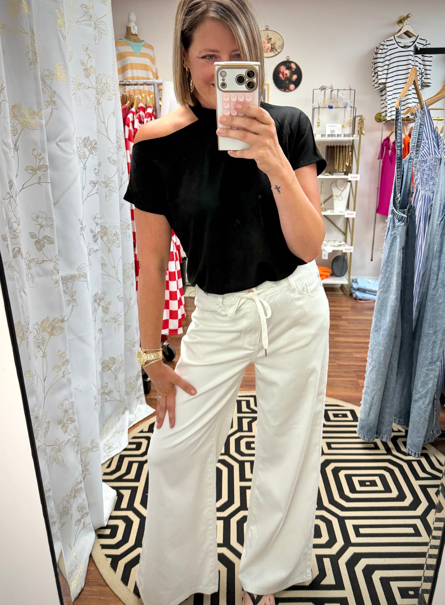 Ripped Shoulder Top