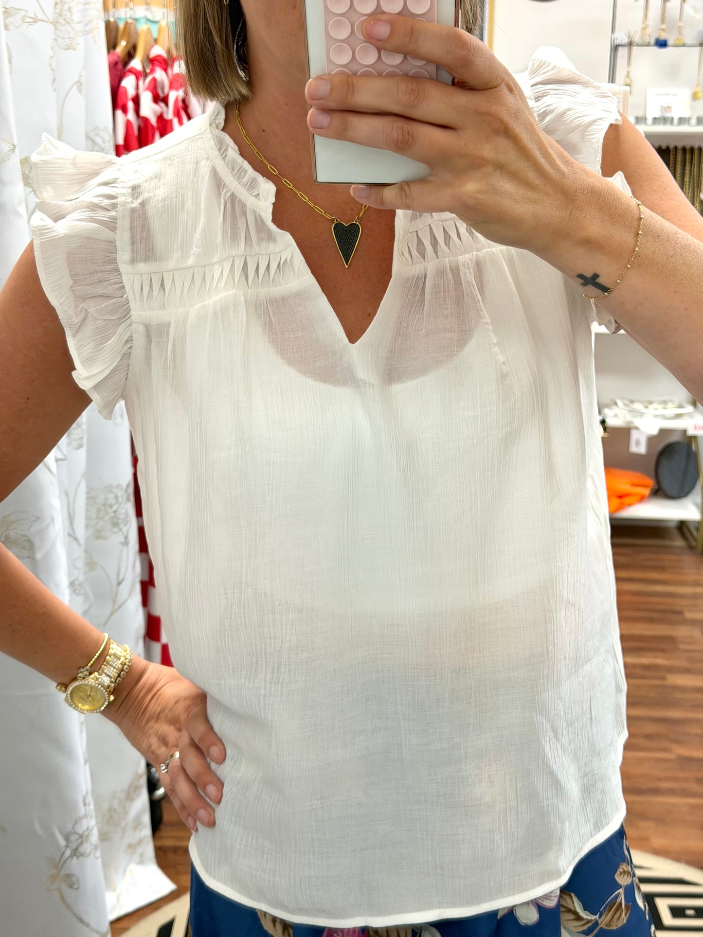 Lightweight White Blouse