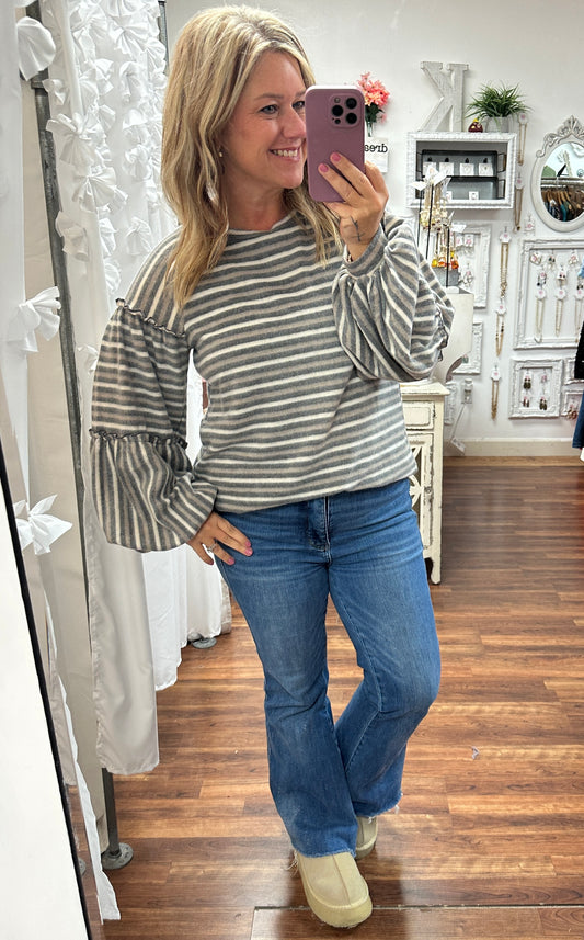 Cloudline Double-Layered Knit Top