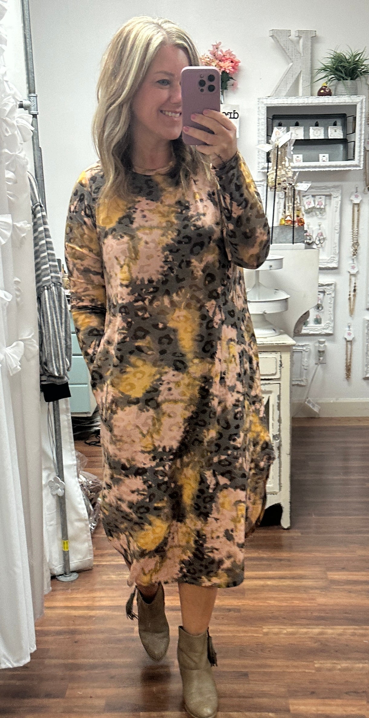 Wild Harmony Tie-Dye Pocket Dress (FINAL SALE ITEM)