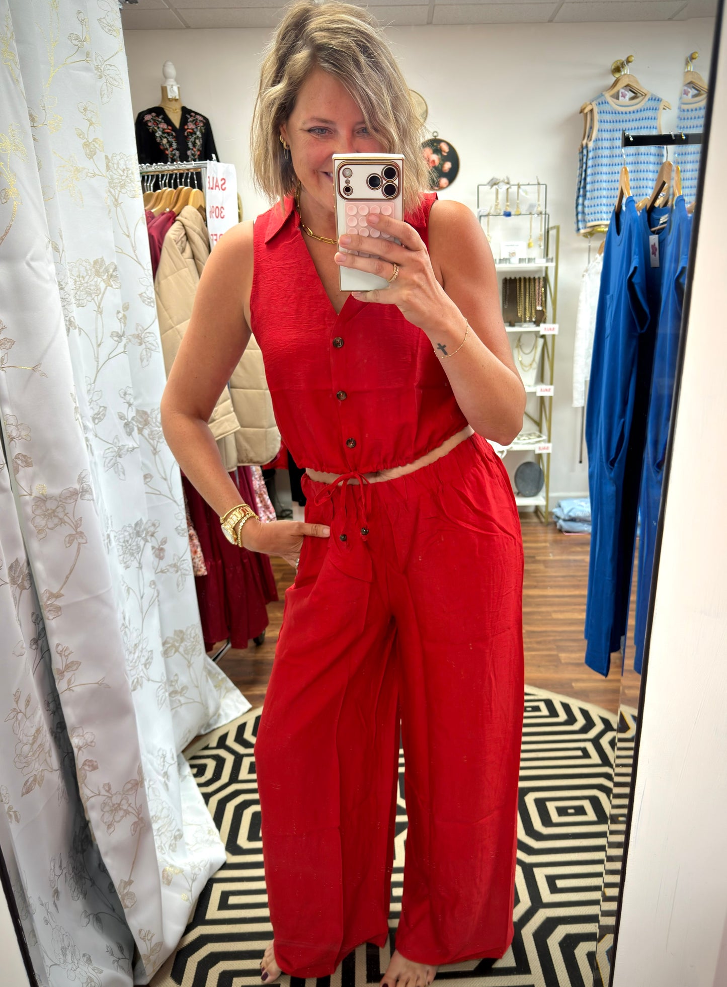 Red 2 Piece Set