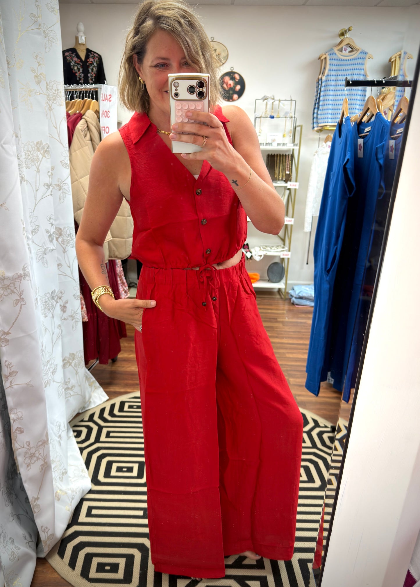 Red 2 Piece Set