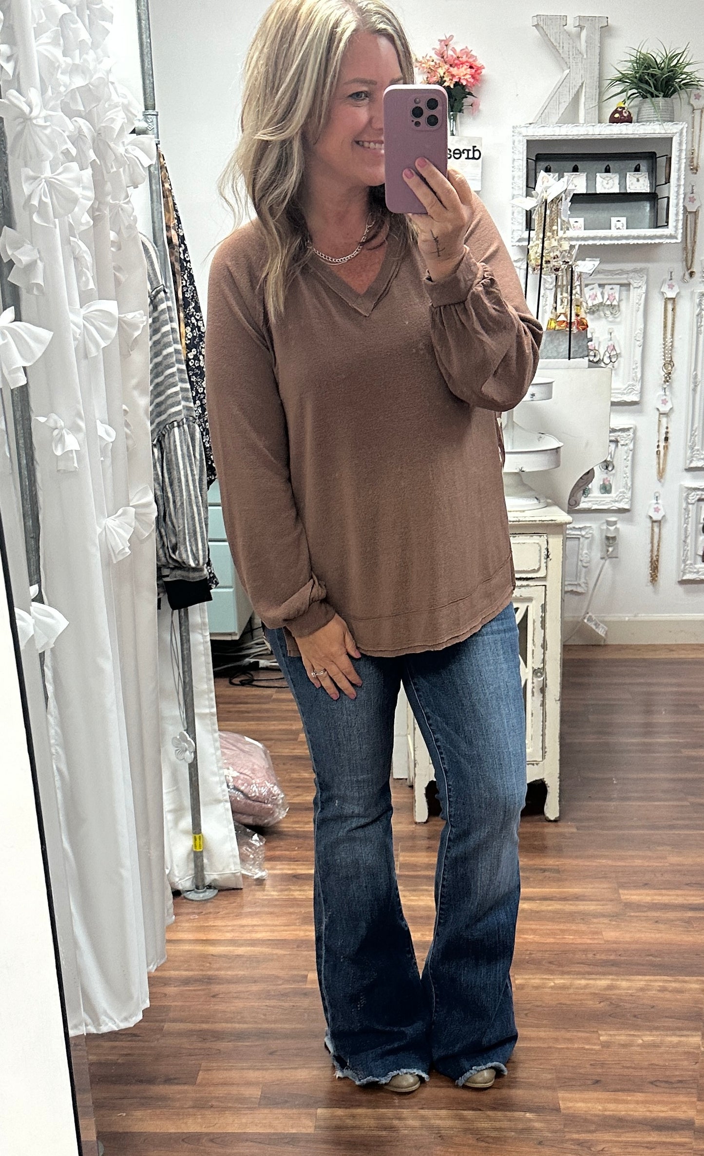 Mocha Blend Mixed Top