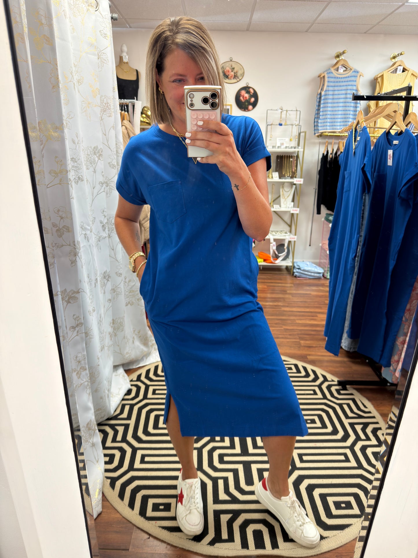 Blue Midi Dress