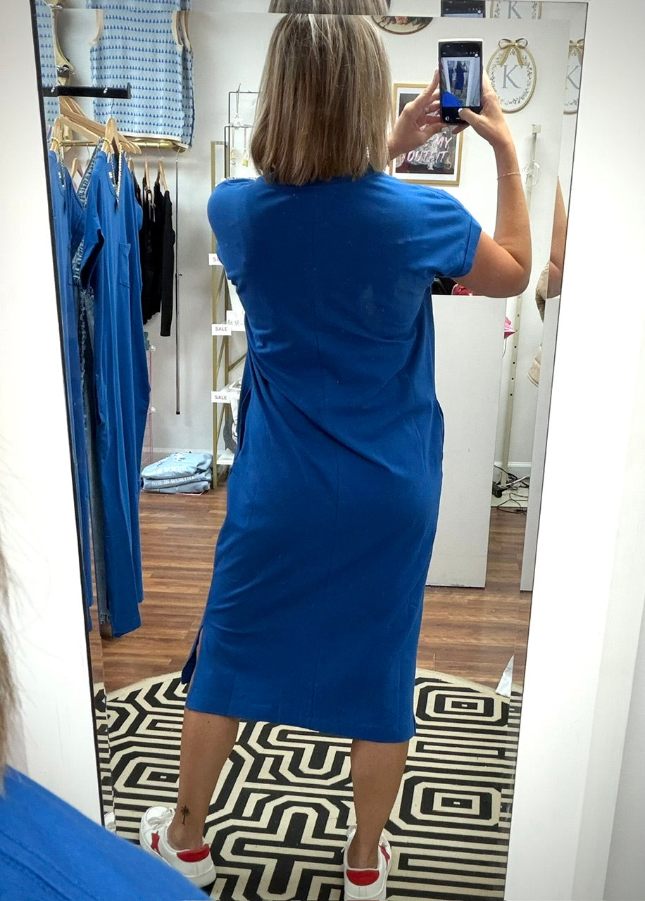 Blue Midi Dress