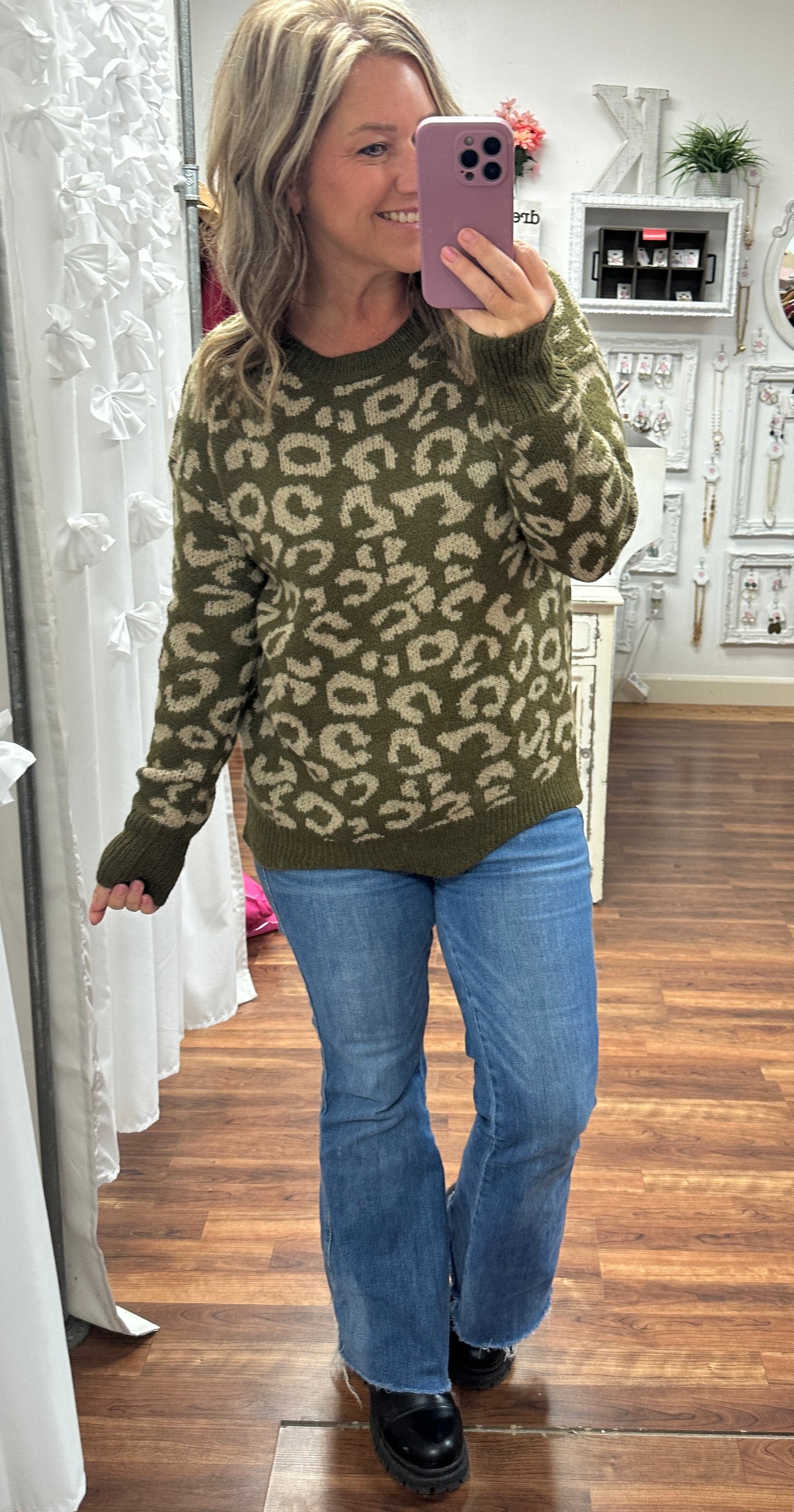 Wild Olive Knit Sweater