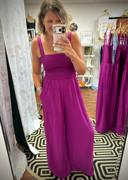Magenta Jumpsuit