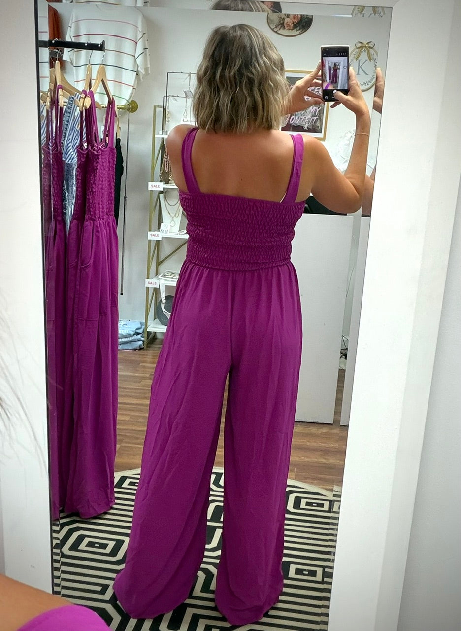 Magenta Jumpsuit