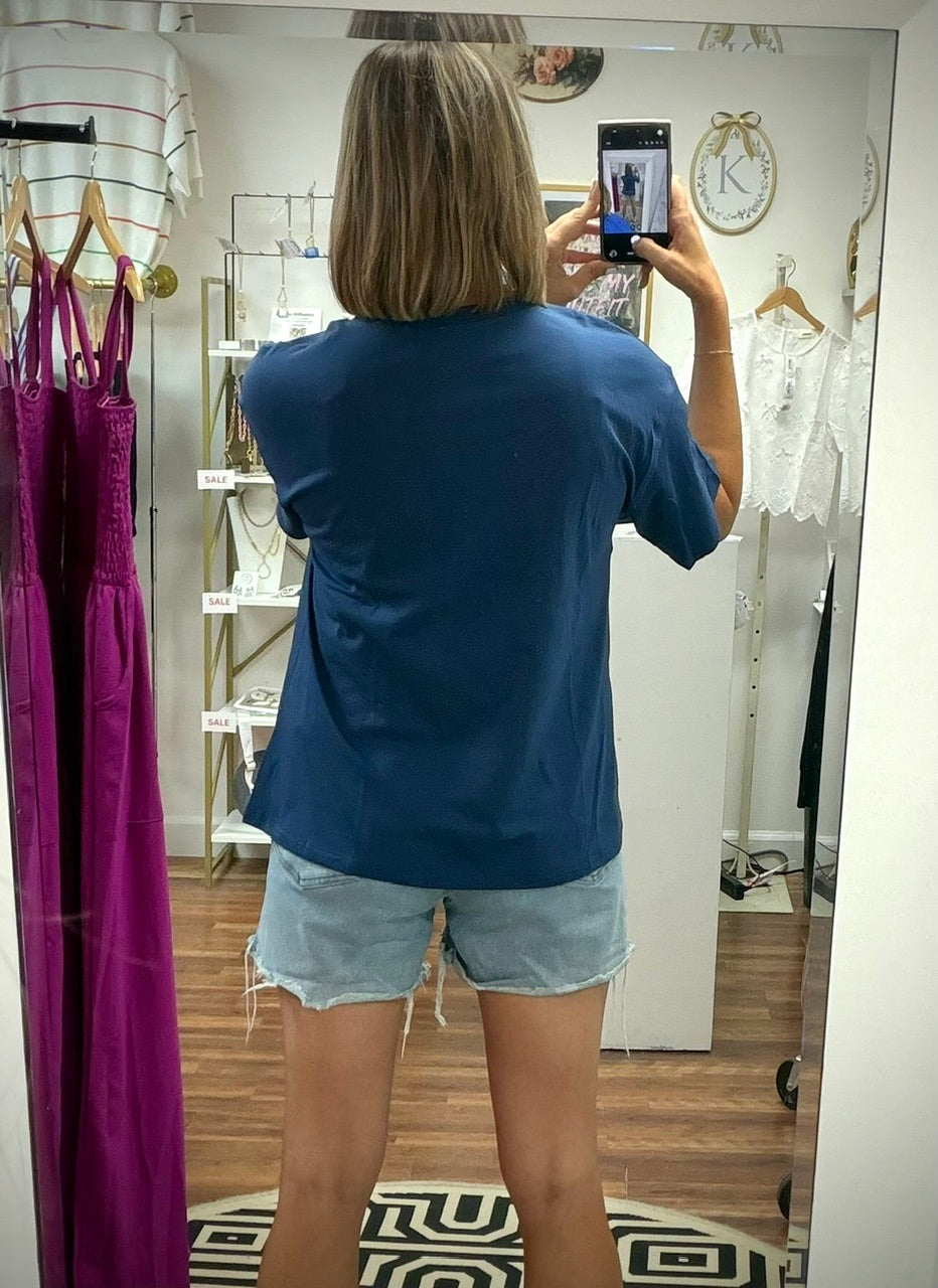 Denim Pocket Tee