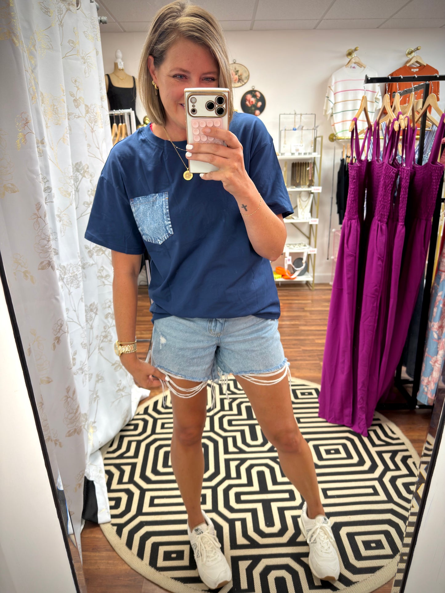 Denim Pocket Tee