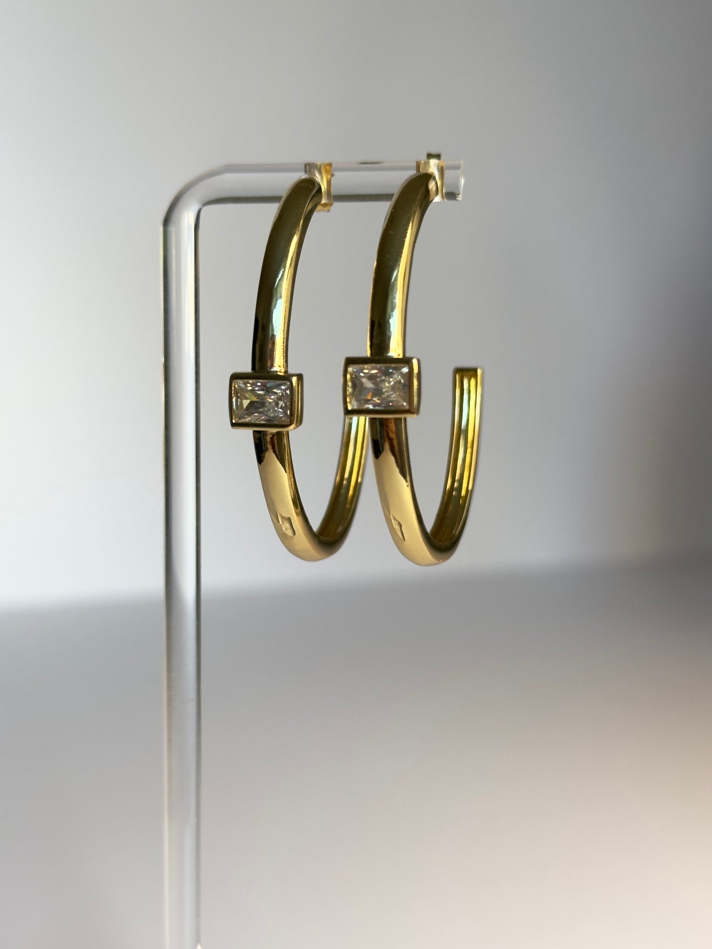 Be Fancy Gold Hoop