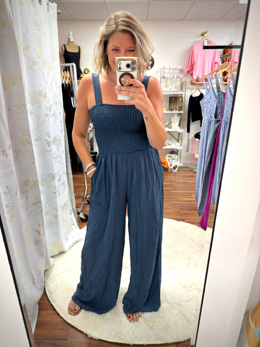 Navy Blue Jumpsuit