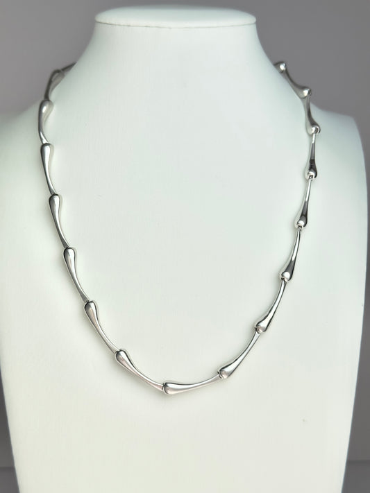 Dashing in Silver Necklace